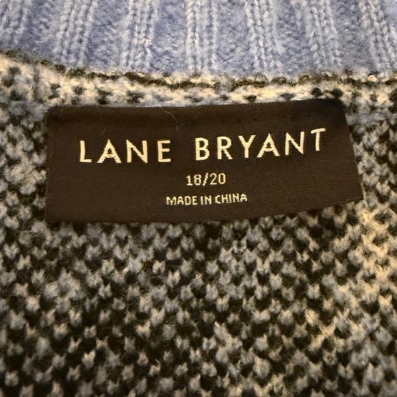 ⏰Lane Bryant Plaid Jacquard Sweater - Picture 5 of 6
